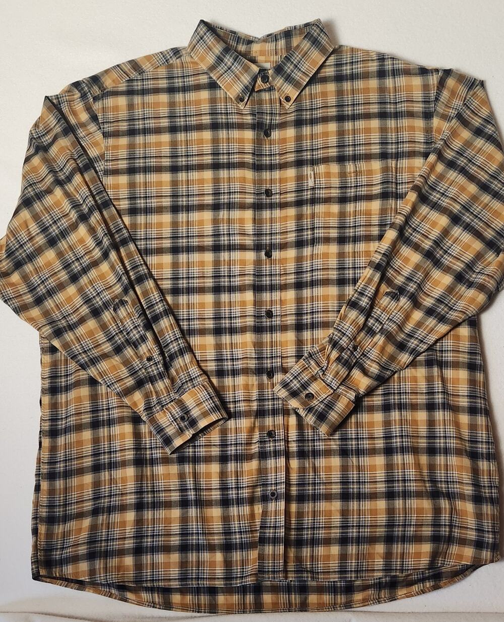 Bob Timberlake Countryside Plaid 2XL Long Sleeve Cotton Button Down Shirt